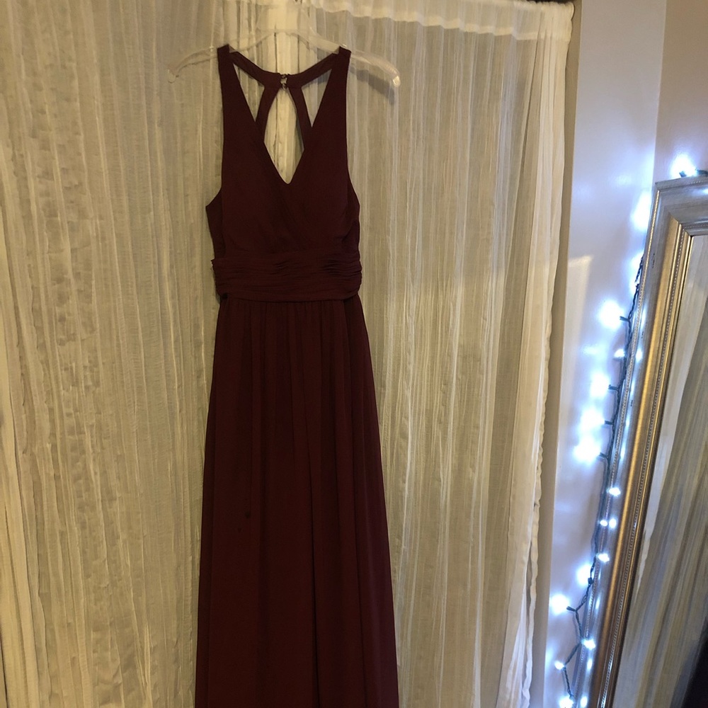 Azazie size 6 Cabernet bridesmaids dress